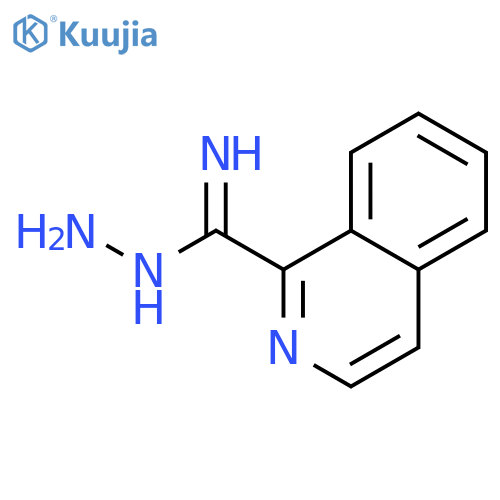 1-Isoquinolinecarboximidic acid, hydrazide structure