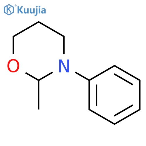 2H-1,3-Oxazine, tetrahydro-2-methyl-3-phenyl- structure
