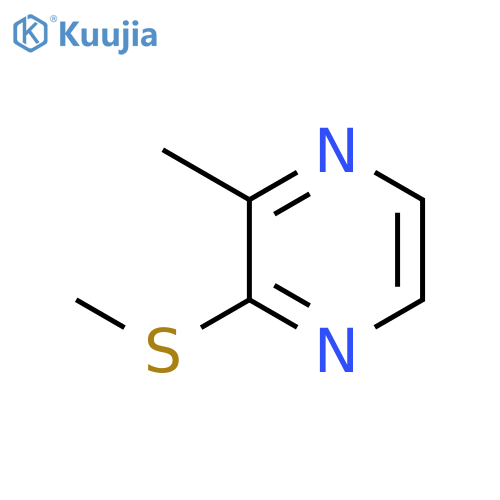 2-Methyl-3-(methylthio)pyrazine structure