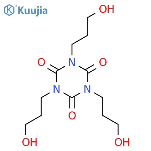 1,3,5-Tris(3-hydroxypropyl)-1,3,5-triazinane-2,4,6-trione structure