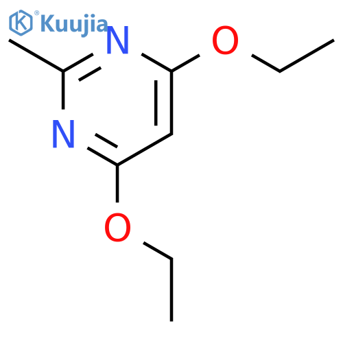 4,6-diethoxy-2-methyl-pyrimidine structure