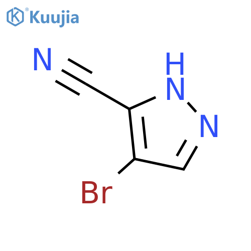 4-Bromo-1H-pyrazole-3-carbonitrile structure