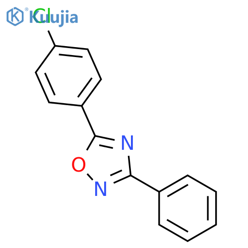 1,2,4-Oxadiazole, 5-(4-chlorophenyl)-3-phenyl- structure