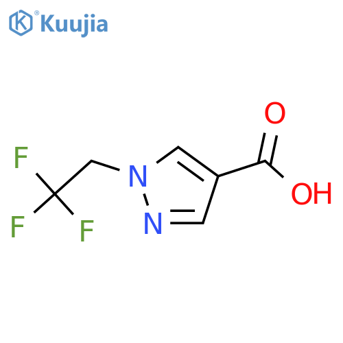 1-(2,2,2-trifluoroethyl)-1H-pyrazole-4-carboxylic acid structure