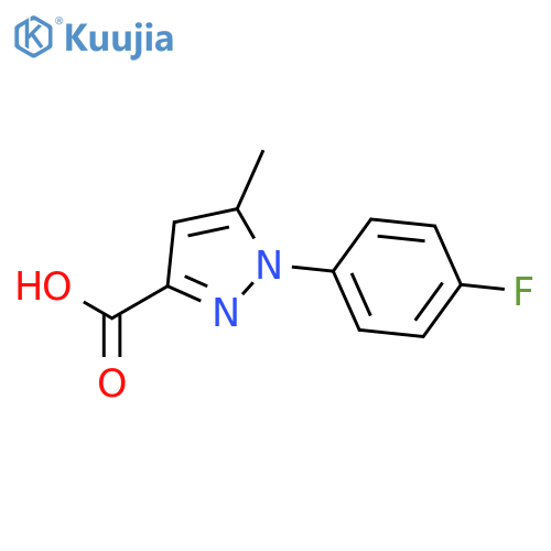 1-(4-Fluorophenyl)-5-methyl-1H-pyrazole-3-carboxylic Acid structure