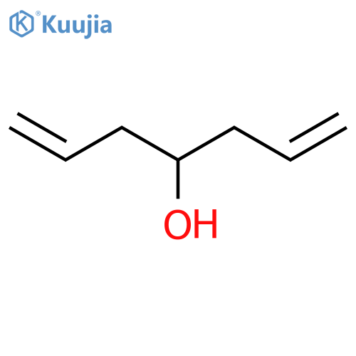 1,6-Heptadien-4-ol structure