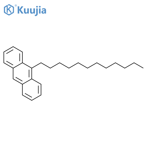 Anthracene, 9-dodecyl- structure