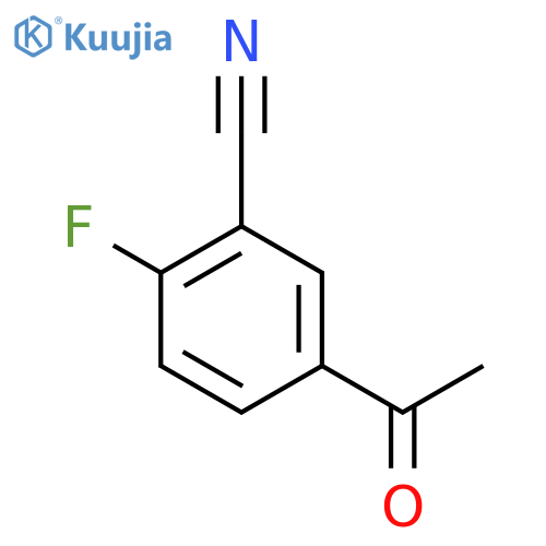 5-Acetyl-2-fluorobenzonitrile structure