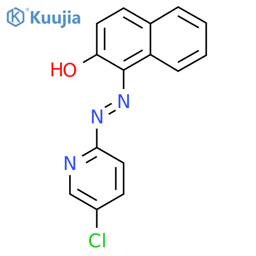 2-Naphthalenol, 1-[(5-chloro-2-pyridinyl)azo]- structure