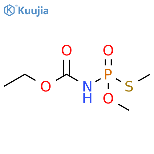 Carbamic acid, [methoxy(methylthio)phosphinyl]-, ethyl ester structure