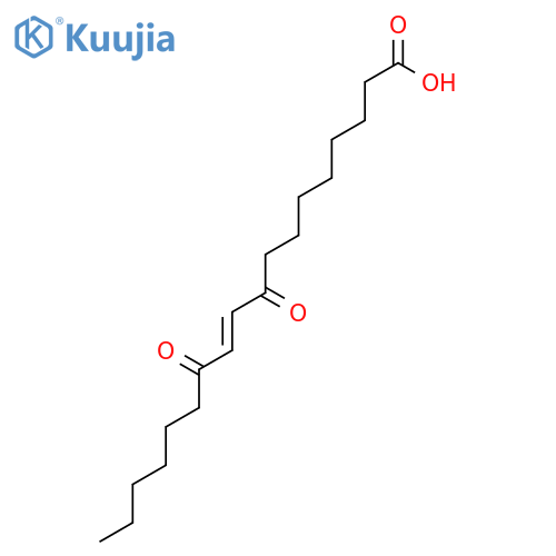 10-Octadecenoic acid, 9,12-dioxo-, (E)- structure