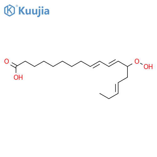 9,11,15-Octadecatrienoicacid, 13-hydroperoxy-, (9Z,11E,15Z)- structure