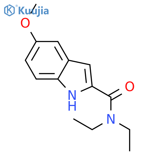 1H-Indole-2-carboxamide,N,N-diethyl-5-methoxy- structure