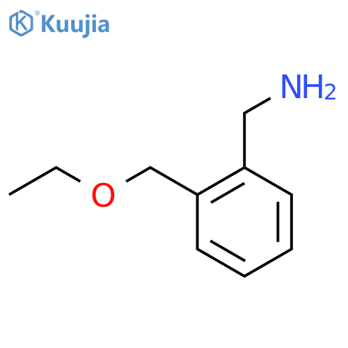 2-(ethoxymethyl)phenylmethanamine structure