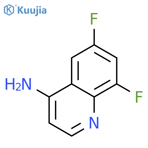 4-Quinolinamine,6,8-difluoro- structure