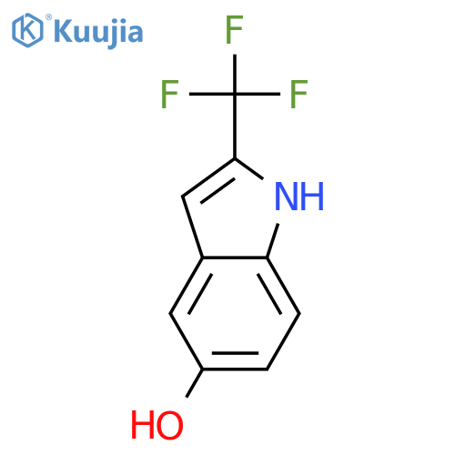 2-(trifluoromethyl)-1H-indol-5-ol structure