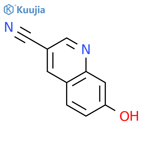 7-hydroxyquinoline-3-carbonitrile structure