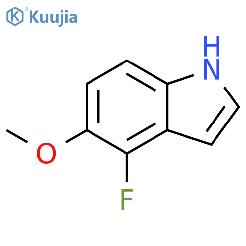 4-fluoro-5-methoxy-1H-Indole structure