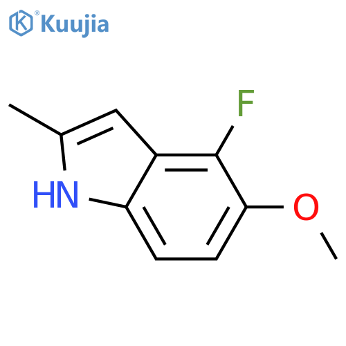 4-Fluoro-5-methoxy-2-methyl-1H-indole structure