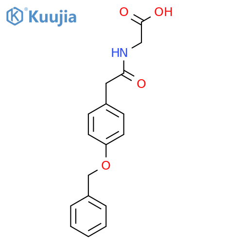 2-{2-4-(Benzyloxy)phenylacetamido}acetic Acid structure