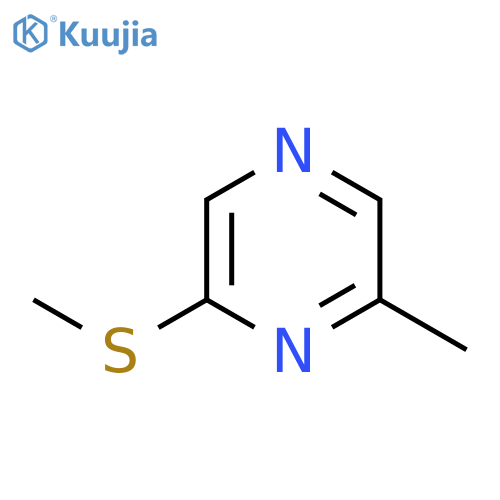2-Methyl-6-(methylthio)pyrazine structure