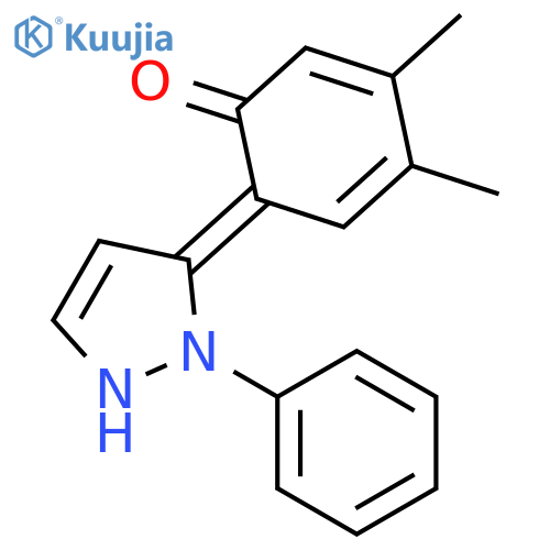 5-(4,5-dimethyl-2-hydroxyphenyl)-1-phenylpyrazole structure