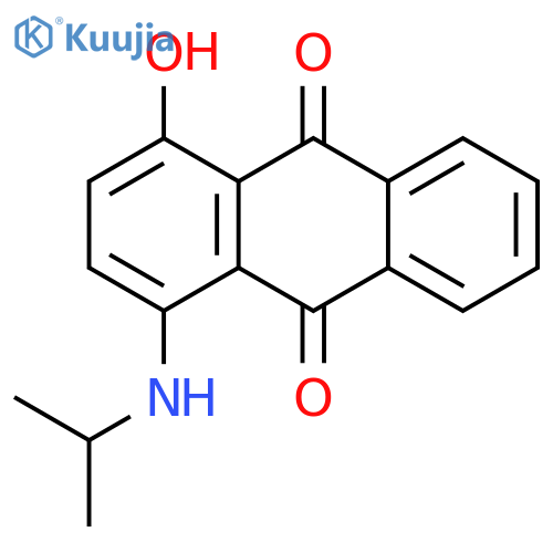 9,10-Anthracenedione, 1-hydroxy-4-[(1-methylethyl)amino]- structure