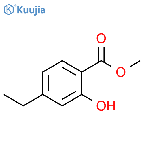 methyl 4-ethyl-2-hydroxybenzoate structure