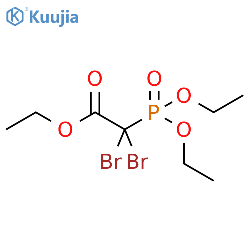 Ethyl 2,2-dibromodiethylphosphonoacetate structure