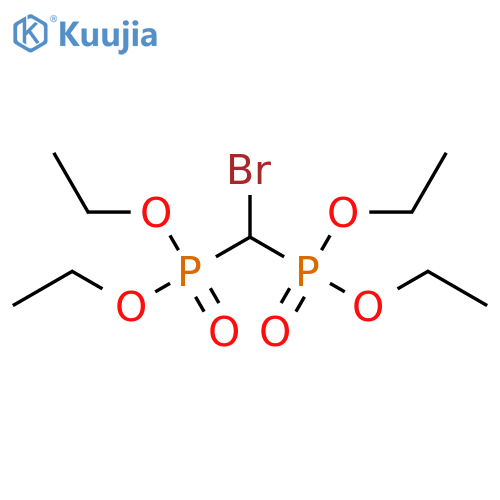 1-Bromo(diethoxyphosphoryl)methyl-ethoxy-phosphoryloxyethane structure