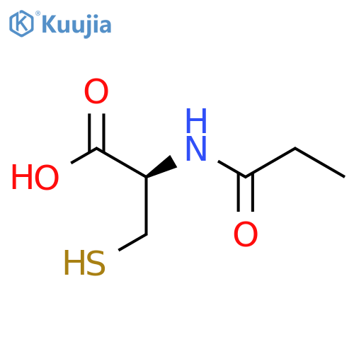 N-Propionyl-L-cysteine structure
