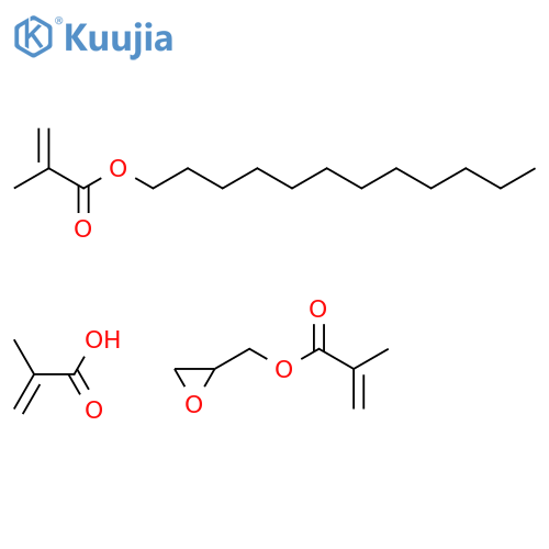 2-Propenoicacid,2-methyl-,polymerwithdodecyl2-methyl-2-propenoateandoxiranylmethyl2-methyl-2-propenoate structure