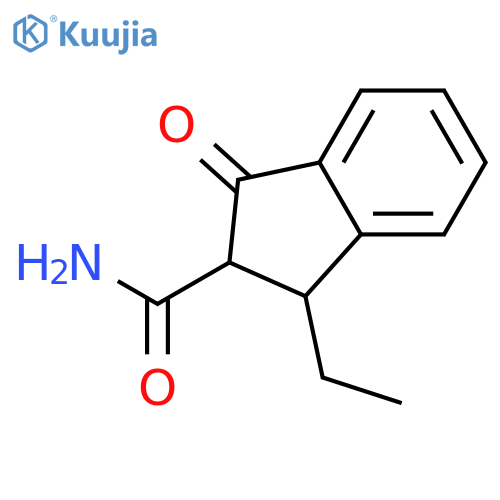 1H-Indene-2-carboxamide,1-ethyl-2,3-dihydro-3-oxo- structure