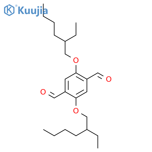 1,4-Benzenedicarboxaldehyde, 2,5-bis[(2-ethylhexyl)oxy]- structure