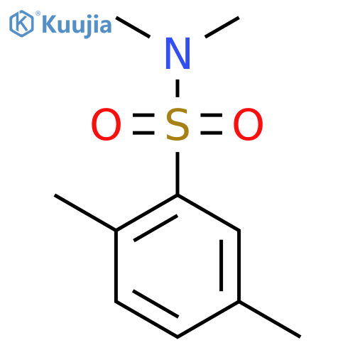 N,N,2,5-tetramethylbenzene-1-sulfonamide structure
