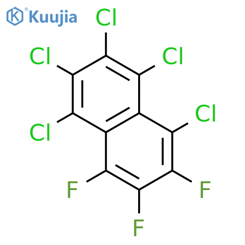 Naphthalene, 1,2,3,4,5-pentachloro-6,7,8-trifluoro- structure