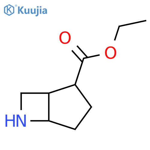 Ethyl 6-azabicyclo[3.2.0]heptane-2-carboxylate structure