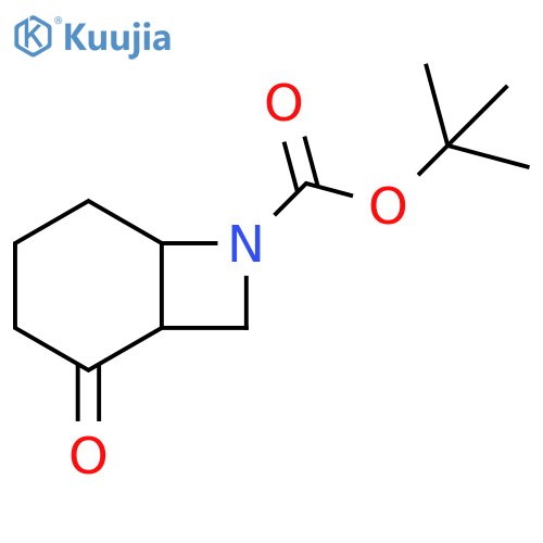 1,1-Dimethylethyl 2-oxo-7-azabicyclo[4.2.0]octane-7-carboxylate structure
