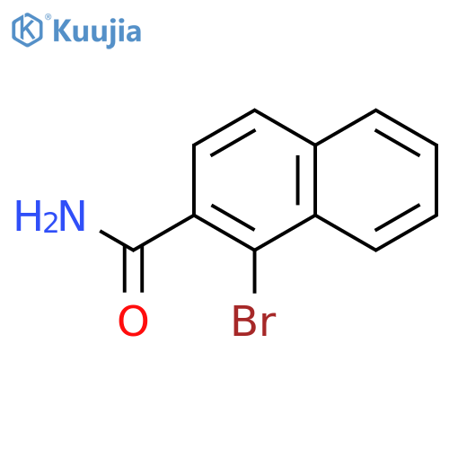 1-bromonaphthalene-2-carboxamide structure