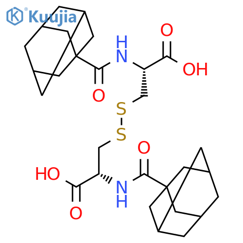 L-Cystine, N,N'-bis(tricyclo[3.3.1.13,7]dec-1-ylcarbonyl)- structure