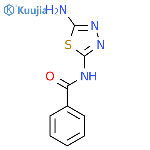 Benzamide, N-(5-amino-1,3,4-thiadiazol-2-yl)- structure