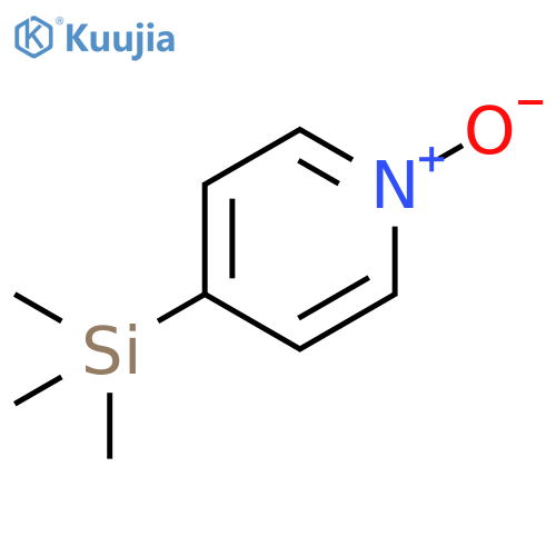Pyridine,4-(trimethylsilyl)-, 1-oxide structure