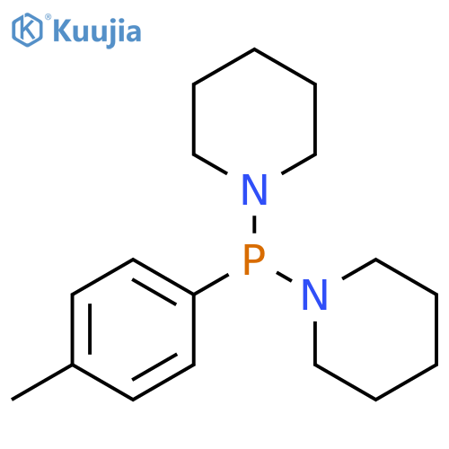 Piperidine,1,1'-[(4-methylphenyl)phosphinidene]bis- (9CI) structure