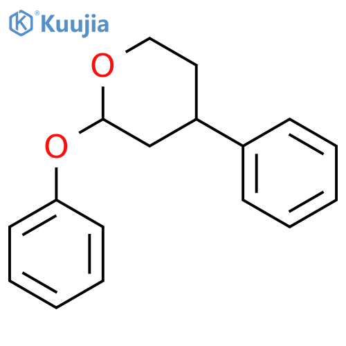 2H-Pyran, tetrahydro-2-phenoxy-4-phenyl- structure