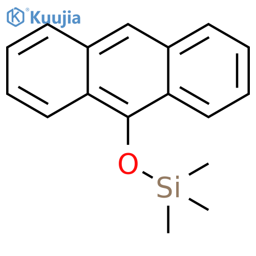 Anthracene, 9-[(trimethylsilyl)oxy]- structure