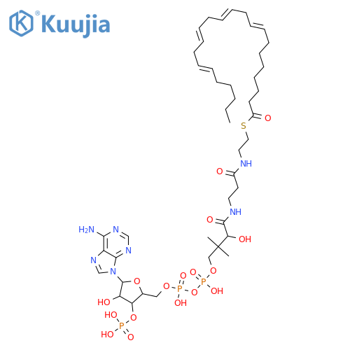 Coenzyme A, S-eicosatrienoate structure