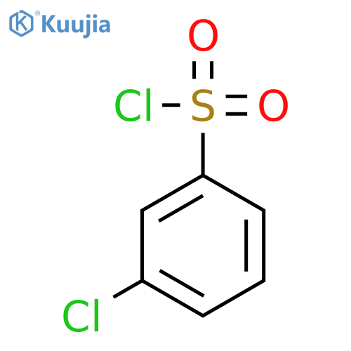 3-Chlorobenzenesulfonyl chloride structure