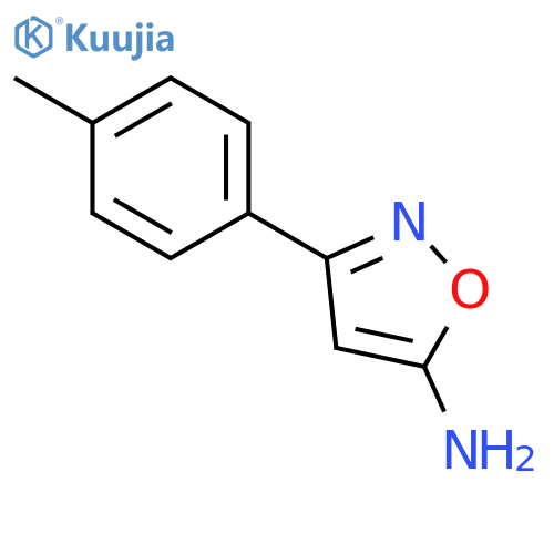 3-(p-tolyl)isoxazol-5-amine structure
