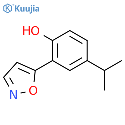 Phenol,2-(5-isoxazolyl)-4-(1-methylethyl)- structure