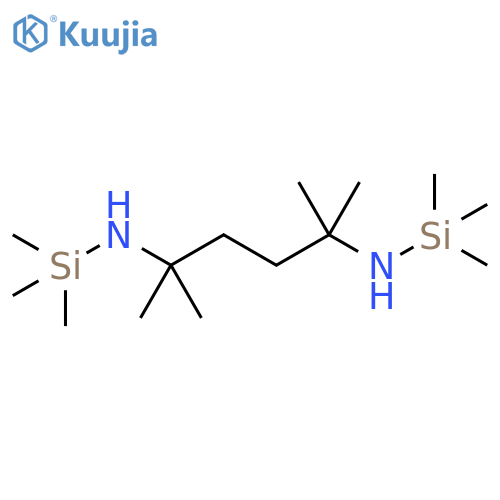 2,5-Hexanediamine, 2,5-dimethyl-N,N'-bis(trimethylsilyl)- structure